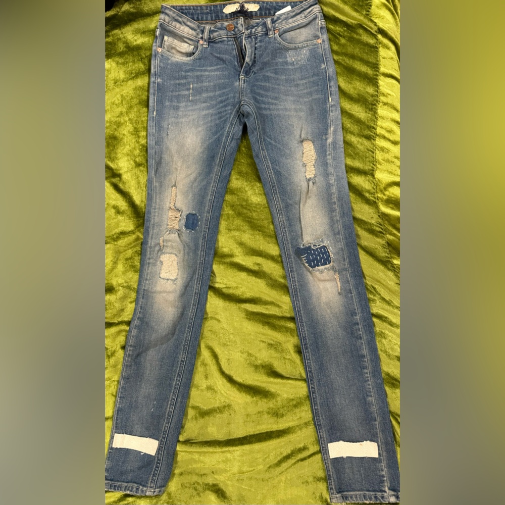 OFF-WHITE RARE BLUE WASHED DENIM